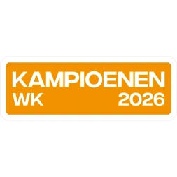Kampioenen 2026 Sticker – 100mm Premium Kwaliteit voor €1