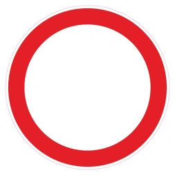 Verboden voor alle typen voertuigen sticker