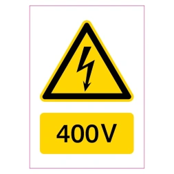 Voltagepictogram 400 volt