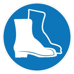 Veiligheidsschoenen verplicht sticker - DS1000387