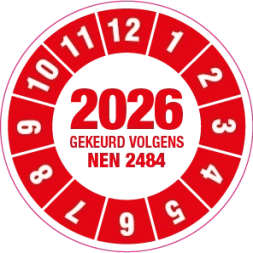Keuringssticker NEN 2484 - DS1000498