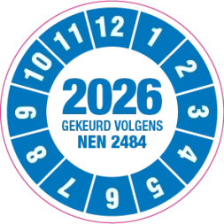 Keuringssticker NEN 2484 - DS1000508