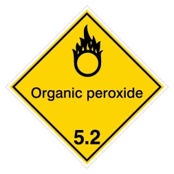Organische peroxiden (IMDG 5b) sticker