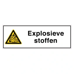 Explosieve stoffen sticker - DS1000623