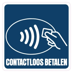 Contactloos betalen sticker - DS1000664