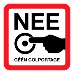 Geen colportage sticker