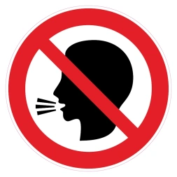 Geen herrie sticker - DS1000835