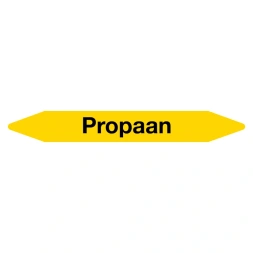 Leidingmarker Propaan sticker