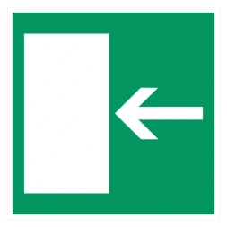 Vluchtweg links / rechts sticker